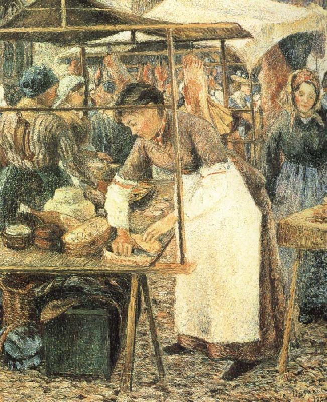 Camille Pissarro Butcher Norge oil painting art